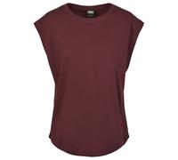 Plus size women's T-shirt Urban Classic basic shaped Rouge 3XL