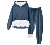 Plus Size Women's Winter Pyjamas - Velvet Lounge Sets, Warm & Thickened Fleece, Thermal Cotton Pjs