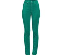 Plus Slim Leg Velvet Jeans, High Waisted lands end Green 10R