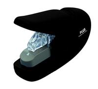 Plus, Staple Free Stapler, Paper Clinch, 5 Sheet stapling Capacity, Japanese stapling Technology, Black
