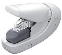 PLUS, Staple Free Stapler, Paper Clinch, 5 Sheet stapling Capacity, Japanese stapling Technology, White