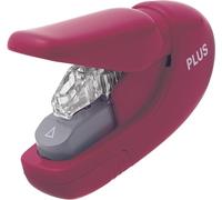 Plus, Staple Free Stapler, Paper Clinch, 5 Sheet stapling Capacity, Japanese stapling Technology, Wine