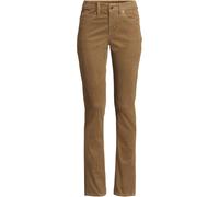 Plus Straight Leg Needlecord Jeans, Mid Rise lands end Brown 14S