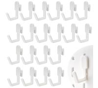 Plus tard 20Pcs Pegboard Hooks, Peg Board Hooks for Hanging, Peg Board Organizer Accessories Compatible with IKEA Skadis Pegboard, Universal Hangers for Garage Kitchen and Office