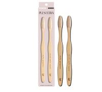 Plus Ultra, Toothbrush Bamboo, 2 Count