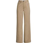 Plus Wide Leg Five-pocket Chinos lands end Tan 28