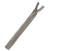 Plush Addict 16" Invisible Zip - Dark Grey 41cm Concealed Zip For Dressmaking and Skirts - Closed Ended Zipper