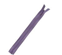 Plush Addict 9" Invisible Zip - Lilac 23cm Concealed Zip For Dressmaking and Skirts - Closed Ended Zipper