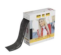 Plush Addict Iron On Edgefix Folding Stabiliser Tape for Sewing, Dressmaking, Quilting, DIY Craft and Accessories Black - 1 METRE x 5cm Wide