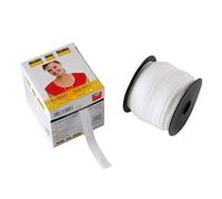 Plush Addict Iron On Formband Bias Tape 12mm for Sewing, Dressmaking, Home Decoration and Craft Accessories - White - 5 Metres