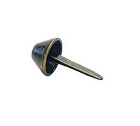Plush Addict Metal Stud Bag Feet for Handmade Bag Making or Bag Making Supplies - 12mm Diameter x 5mm Depth - Antique Brass - 4 Pack