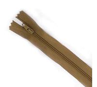 Plush Addict No.3 Close Ended Strong Nylon Zip Fastener for Sewing, Crafts, Clothing and Accessories - Dark Gold - 16" / 41cm