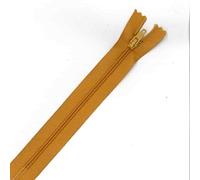 Plush Addict No.3 Close Ended Strong Nylon Zip Fastener for Sewing, Crafts, Clothing and Accessories - Gold - 14" / 36cm