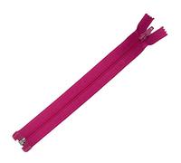 Plush Addict Number 5 Open-Ended Zip Fasteners for Sewing, Crafts, Clothing and Accessories - Cerise - 10" / 25cm