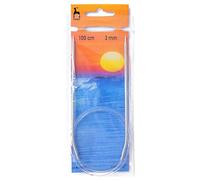 Plush Addict Pony Classic Circular Knitting Needles 100cm Long - Aluminum - 3.00mm / US 2 1/2