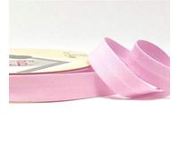 Plush Addict Single Fold Light Stretch Cotton Bias Binding Tape for Sewing, Seaming, Stitching, Piping, Hemming, Quilting, Patching, Outfits and Crafts - Pale Pink - 30mm x 5 Metres