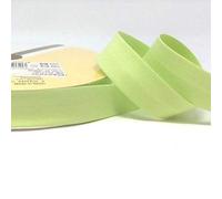 Plush Addict Single Fold Light Stretch Cotton Bias Binding Tape for Sewing, Seaming, Stitching, Piping, Hemming, Quilting, Patching, Outfits and Crafts - Pale Green - 30mm x 5 Metres