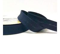 Plush Addict Single Fold Light Stretch Cotton Bias Binding Tape for Sewing, Seaming, Stitching, Piping, Hemming, Quilting, Patching, Outfits and Crafts - Navy - 30mm x 1 Metre
