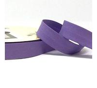 Plush Addict Single Fold Light Stretch Cotton Bias Binding Tape for Sewing, Seaming, Stitching, Piping, Hemming, Quilting, Patching, Outfits and Crafts - Lilac - 30mm x 5 Metres