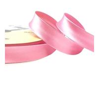 Plush Addict Single Fold Satin Bias Binding Tape for Sewing, Edging, Stitching, Hemming, Trimmings, Accessories, Outfits and Crafts - Baby Pink - 18mm Wide x 5 Metre
