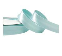 Plush Addict Single Fold Satin Bias Binding Tape for Sewing, Edging, Stitching, Hemming, Trimmings, Accessories, Outfits and Crafts - Eau De Nil - 18mm Wide x 5 Metre