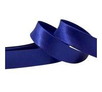 Plush Addict Single Fold Satin Bias Binding Tape for Sewing, Edging, Stitching, Hemming, Trimmings, Accessories, Outfits and Crafts - Windsor Blue - 18mm Wide x 5 Metre