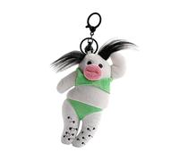 Plush Animal Bag Pendant Sausage Mouth Toy Keychain Cartoon Chain Fashionable Handbag Accessory for Daily Use Stylish Youth Bag Ornament