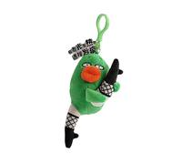 Plush Animal Bag Pendant Sausage Mouth Toy Keychain Cartoon Chain Fashionable Handbag Accessory for Daily Use Stylish Youth Bag Ornament