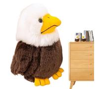 Plush Animal - Bald Eagle Plush Toy | Using Luxurious Cotton And PP Cotton, This Pygarque Plush Animal Is Designed To Withstand Wear, U