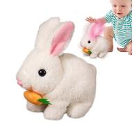 Plush Animal Bunny - Lighted Interactive Rabbit Toy, Electronic Walking Pet with Sound Effects, Soft Cuddly Doll for toddlerr, Holiday Surprise, Nursery, or Preschool Fun