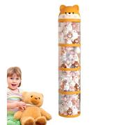 Plush Animal Door - Plush Toy Organizer, Large Capacity Stand | Cute Tower with Wheels for Das for Kids Decorations