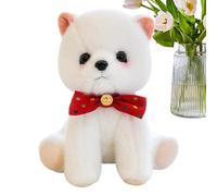 Plush Animal for Dogs, Stuffed Dogs, Puppy Stuffed Animal Toys, Plush Dog Toy with Butterfly Bow, Cute Sitting Dog Stuffed Animals, 23 cm/9