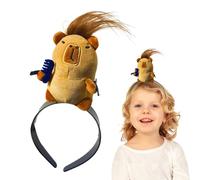 Plush Animal Hair Clips Doll Shape Funny Expression Clips