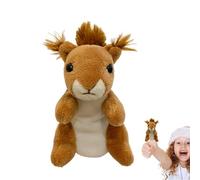 Plush Animal Hand Puppets - Squirrel Puppets,Cute Plush Puppet Pretend Play Toy Storytelling Figure Hand Puppet Interactive Girls