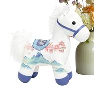 Plush Animal Horse | Holiday Mascot Decorations - 2026 Year of the Horse Plush Mascot For Decorations | For Car, Home, Bedroom, Living Room, Sofa, Bed
