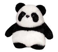 Plush animal panda plush cute stuffed animal panda plush toy reversible plush toy for puppies | double sided dog zipper doll for animal theme parties