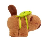 Plush Animal Snap Bracelet - Plush Capibara Shape Bracelet, School First Day Birthday List Decorative Animal Haggard Doll Classroom, Study Plush Capibala Slap Bracelet, 説明を参照してください, See Description