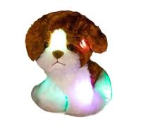 Plush Animal with Night Light for Night, Collectable Figurines, Luminous Plush Animal That Goes At Night, Birthday, Christmas, Thanksgiving, Halloween as well as