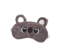 Plush Anime Eye Mask Sleeping Cute Koala Kids Sleep Mask Cartoon 3D Eye Cover Eye Blindfolds Travel Eye Band Shade Rest Eyepatch(Gray,2PCS)