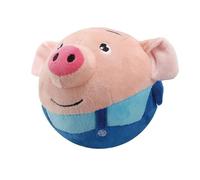 Plush Automatic Bouncing Toys Bite Funny Interactive Squeaky Talking Self-Moving 1Pcs(Blue Pig)