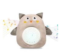 Plush Baby Owl Sleep Soother with Calming Sounds and Starry Projector, Gentle Lullabies, and Soothing Aid (UK Company) The Perfect Calming Gift for Peaceful Nights