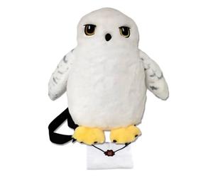 Plush backpack Cyp Brands Harry Potter Hedwig Blanc 27x19x32 cm