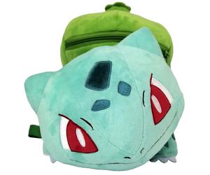 Plush backpack Educa Borras Pokémon Bulbasaur Multicolore 25x15x36 cm