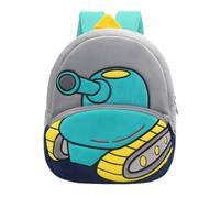 Plush Backpack for Fire Engine Design, Lightweight Foldable 8 Inch Camping Backpack Polyester with Zipper, Ideal for Outdoor Travel and Sc Beautiful Backpacks for Girls (Dark Gray, 26)