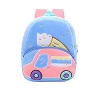 Plush Backpack for Fire Engine Design, Lightweight Foldable 8 Inch Camping Backpack Polyester with Zipper, Ideal for Outdoor Travel and Sc Beautiful Backpacks for Girls (Pink, 26)