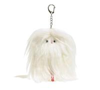 Plush Backpack Keychain, Plush Dog Keychain, Hair Handbag Pendant with Ghost Design, Cute Animal Keychain, Plush Animal Keychain, Plush Animal Keychain, Small Pendant, white, Se référer au descriptif