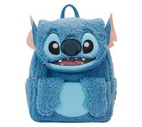 Plush backpack Loungefly Loungefly Disney Stitch Bleu 22,5x26,25x11,25 cm