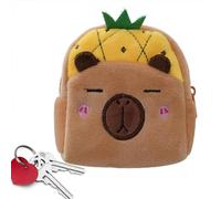 Plush Bag, Capibara Themed Cash Money Bag, Cartoon Wallet, Skillful Manufacture, Travel Money Bag, Portable Kids Organization Bag for Du, Yellow, Consulte la descripción, See description