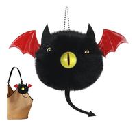 Plush Bag Charm - Devil Bag Pendant, Cute Soft Pendant, Keychain Backpack Keyring Holder for Kids Bags Purse, Adorable Decorative Accessory Fun, Gift for Children Teens Durable and Lightweight