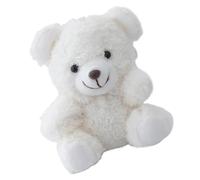 Plush Bag - Cute Teddy Bear Keychain | Soft Furry Bear Accessory | Adorable Bag Cost | Funny Animal Keychain | Key Plush Fashion | Perfect Gift For A, White, Consulte la descripción